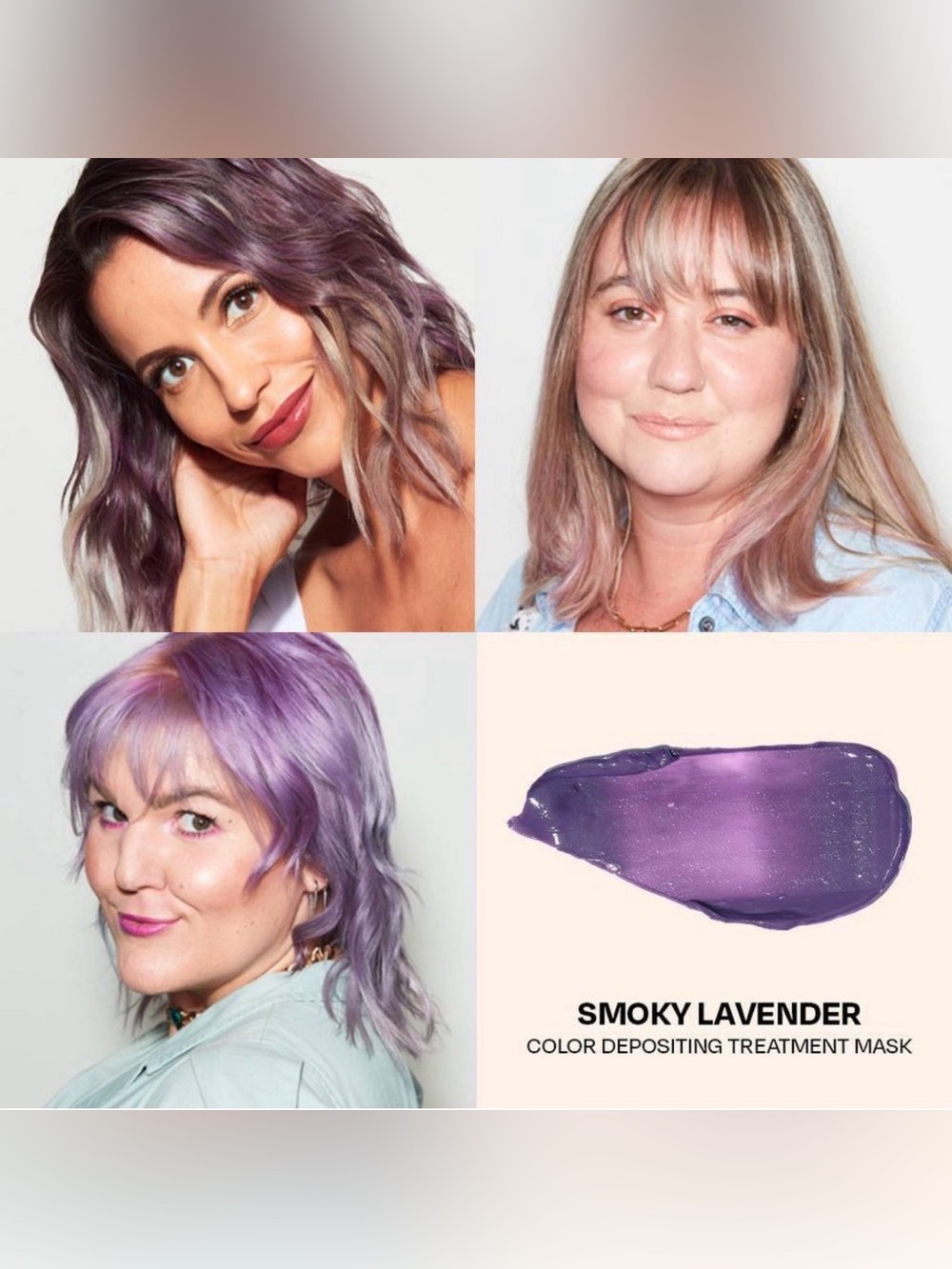 Overtone Smoky Lavender Hair Mask Semi Permanent Hair Dye - Picture 4 of 7